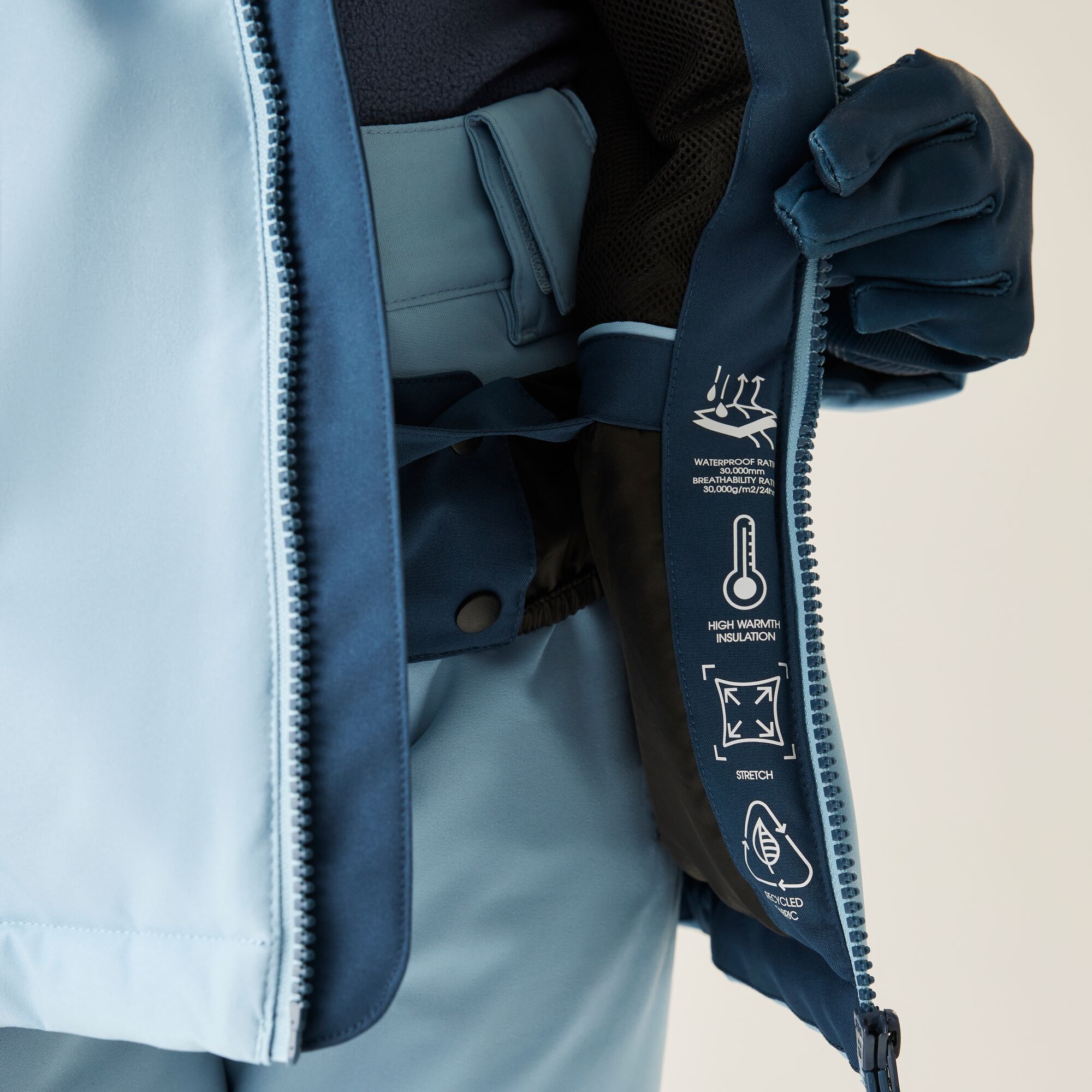 Kid`s Snow Basher Ski Jacket, 0I8, 11-12