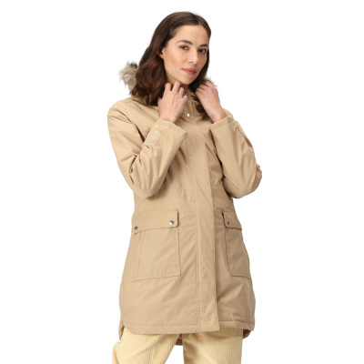 Women`s waterproof Sabinka Fur Trim Parka Jacket