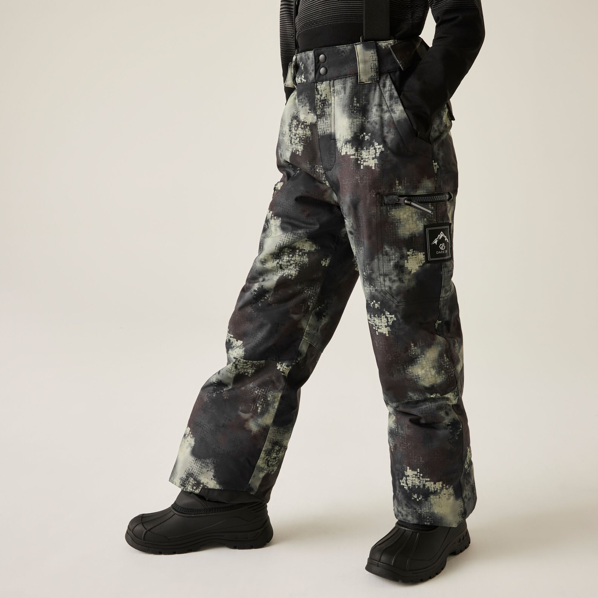 Kid`s ski pants Dare 2b Pow II Waterproof Ski Pants, 0FN, 9-10