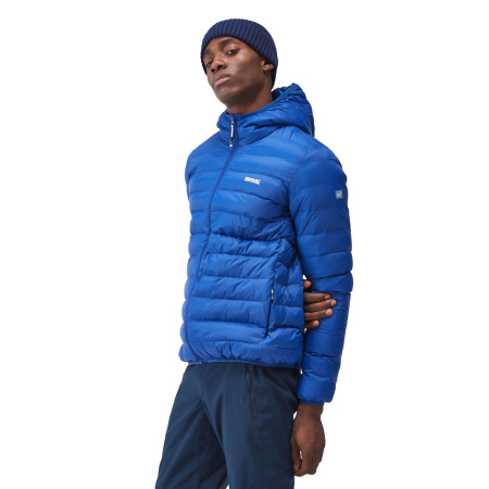 Men`s insulated jacket Hooded Marizion Baffled Jacket, GAR, XL