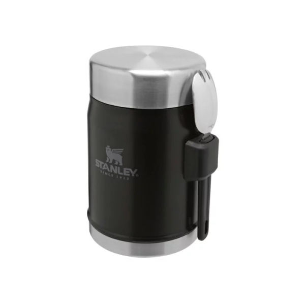 Пищевой термос Termoss ēdienu Stanley The Legendary Classic 0.4L черный, Черный, 0.4 L