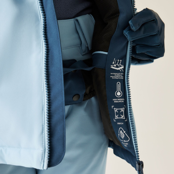 Kid`s Snow Basher Ski Jacket, 0I8, 11-12