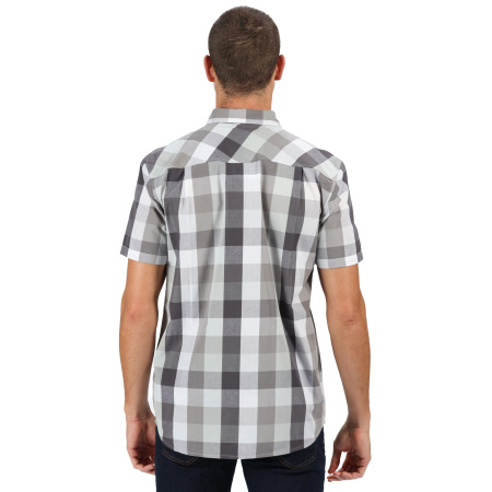 Мужская рубашка Ramiel Short Sleeved Checked Shirt, F21, M