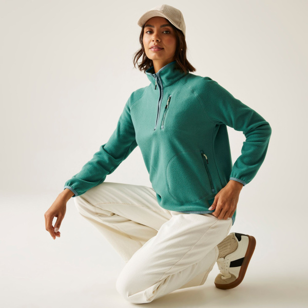 Sieviešu flīsa jaka Frankie Half Zip Fleece, ZM6, 12 Sieviešu flīsa jaka Frankie Half Zip Fleece, ZM6, 12