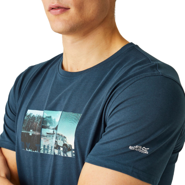 Vīriešu T-krekls Breezed IV Graphic Print T-Shirt, ZV7, S Vīriešu T-krekls Breezed IV Graphic Print T-Shirt, ZV7, S