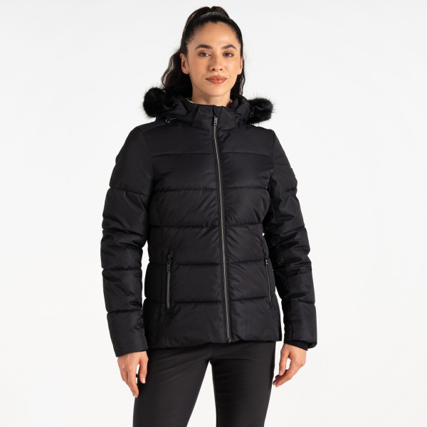 Women`s Dare 2b Glamourize V Baffled Ski Jacket, 800, 18 Women`s Dare 2b Glamourize V Baffled Ski Jacket, 800, 18