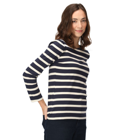 Women`s Federica Striped T-Shirt, 9XT, 10