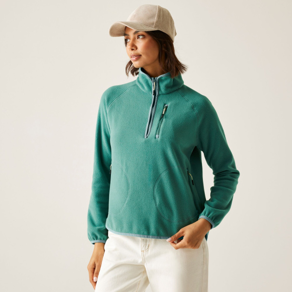 Women`s Frankie Half Zip Fleece, ZM6, 12 Women`s Frankie Half Zip Fleece, ZM6, 12