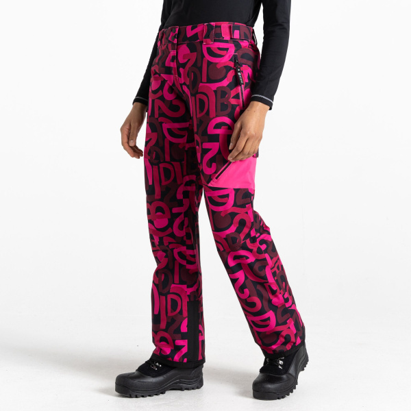 Women`s Dare 2b Ice Ski Pant, P9Z, 10 Women`s Dare 2b Ice Ski Pant, P9Z, 10